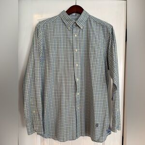 Cremieux Classics Button Down 
Blue/Green Men’s Large
Excellent Condition